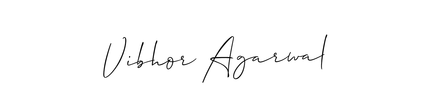 Make a beautiful signature design for name Vibhor Agarwal. Use this online signature maker to create a handwritten signature for free. Vibhor Agarwal signature style 2 images and pictures png