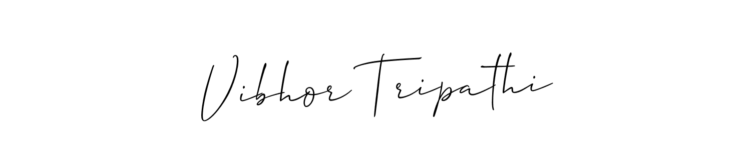 Also You can easily find your signature by using the search form. We will create Vibhor Tripathi name handwritten signature images for you free of cost using Allison_Script sign style. Vibhor Tripathi signature style 2 images and pictures png