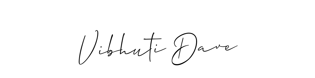 Similarly Allison_Script is the best handwritten signature design. Signature creator online .You can use it as an online autograph creator for name Vibhuti Dave. Vibhuti Dave signature style 2 images and pictures png