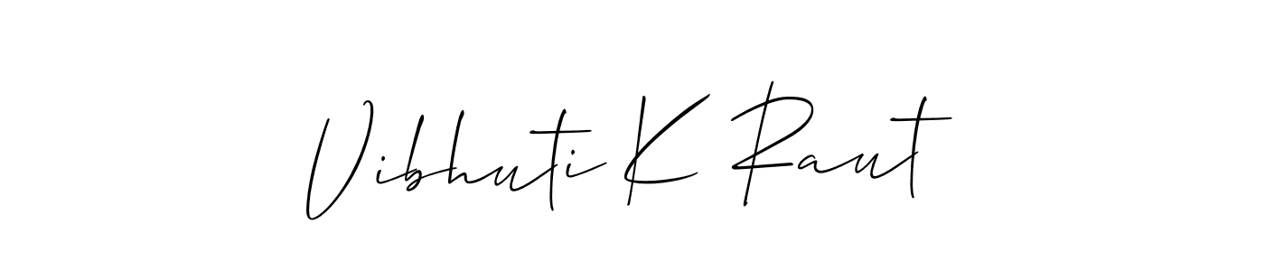 You can use this online signature creator to create a handwritten signature for the name Vibhuti K Raut. This is the best online autograph maker. Vibhuti K Raut signature style 2 images and pictures png