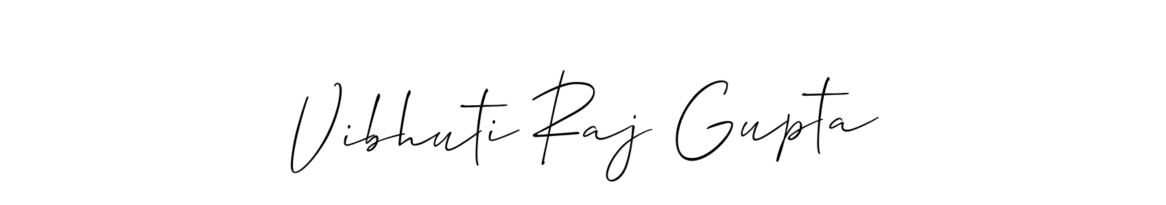 Make a short Vibhuti Raj Gupta signature style. Manage your documents anywhere anytime using Allison_Script. Create and add eSignatures, submit forms, share and send files easily. Vibhuti Raj Gupta signature style 2 images and pictures png