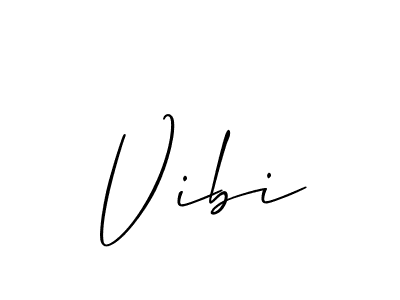 Make a beautiful signature design for name Vibi. Use this online signature maker to create a handwritten signature for free. Vibi signature style 2 images and pictures png
