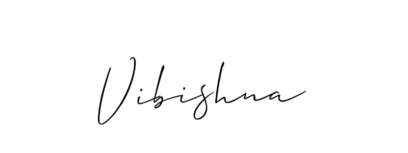 if you are searching for the best signature style for your name Vibishna. so please give up your signature search. here we have designed multiple signature styles  using Allison_Script. Vibishna signature style 2 images and pictures png