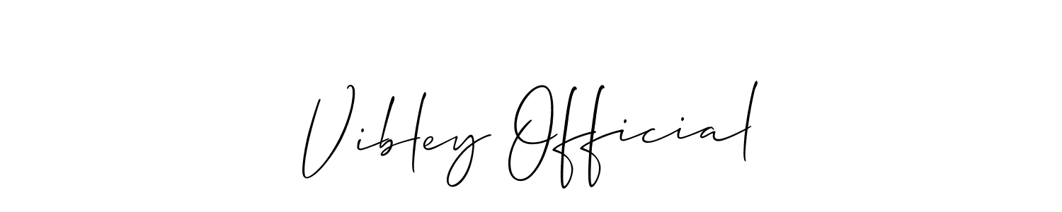 Here are the top 10 professional signature styles for the name Vibley Official. These are the best autograph styles you can use for your name. Vibley Official signature style 2 images and pictures png
