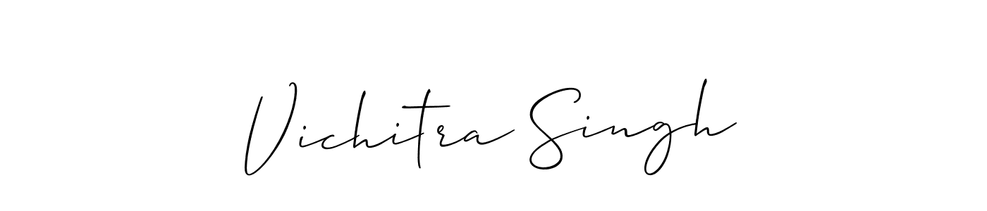 Once you've used our free online signature maker to create your best signature Allison_Script style, it's time to enjoy all of the benefits that Vichitra Singh name signing documents. Vichitra Singh signature style 2 images and pictures png