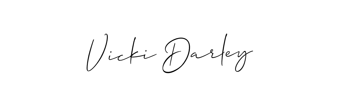 Here are the top 10 professional signature styles for the name Vicki Darley. These are the best autograph styles you can use for your name. Vicki Darley signature style 2 images and pictures png