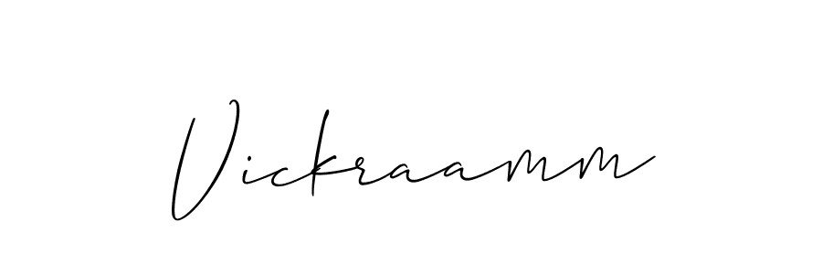 Also we have Vickraamm name is the best signature style. Create professional handwritten signature collection using Allison_Script autograph style. Vickraamm signature style 2 images and pictures png