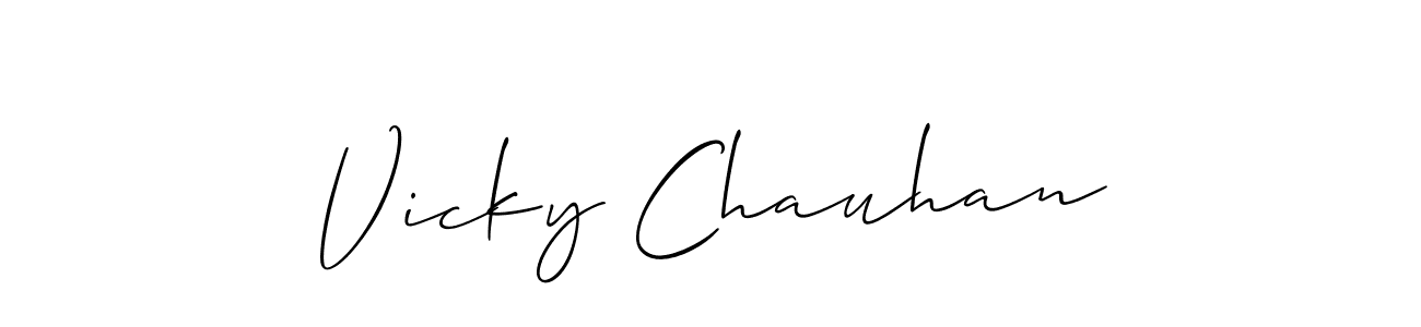Here are the top 10 professional signature styles for the name Vicky Chauhan. These are the best autograph styles you can use for your name. Vicky Chauhan signature style 2 images and pictures png