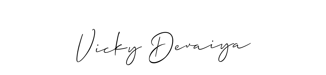 Once you've used our free online signature maker to create your best signature Allison_Script style, it's time to enjoy all of the benefits that Vicky Devaiya name signing documents. Vicky Devaiya signature style 2 images and pictures png