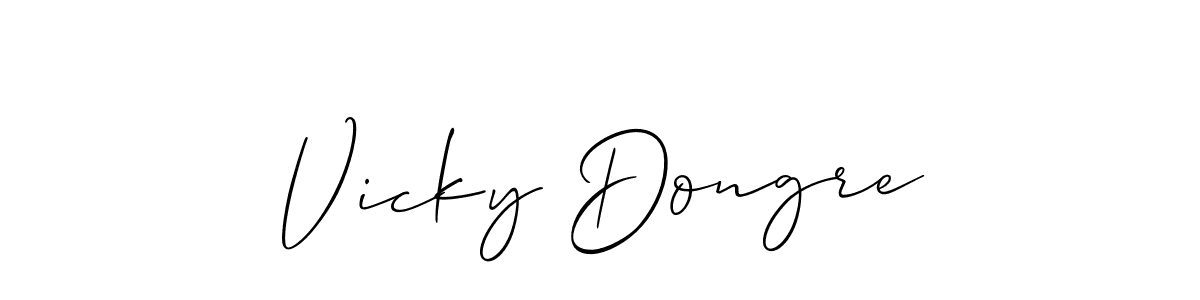 Once you've used our free online signature maker to create your best signature Allison_Script style, it's time to enjoy all of the benefits that Vicky Dongre name signing documents. Vicky Dongre signature style 2 images and pictures png