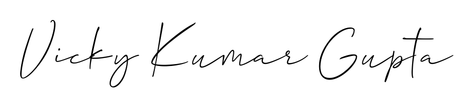 Style your name Vicky Kumar Gupta with confidence using Allison_Script signature design. Simple, elegant, and ready for immediate document use. Vicky Kumar Gupta signature style 2 images and pictures png