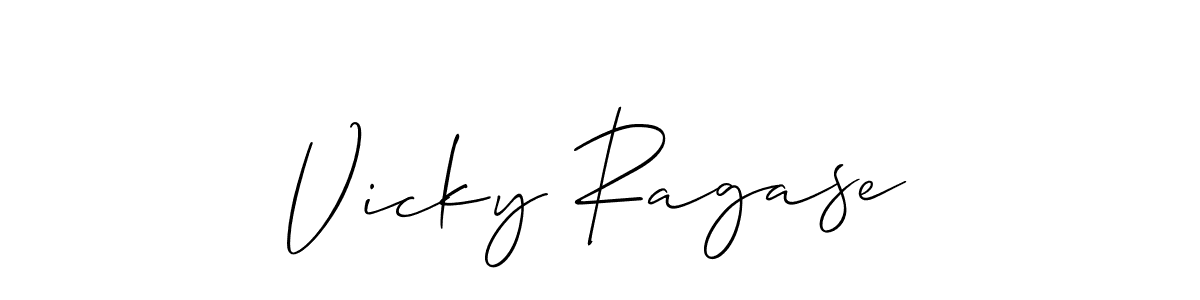 Make a beautiful signature design for name Vicky Ragase. Use this online signature maker to create a handwritten signature for free. Vicky Ragase signature style 2 images and pictures png