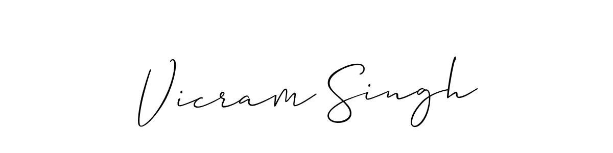 Once you've used our free online signature maker to create your best signature Allison_Script style, it's time to enjoy all of the benefits that Vicram Singh name signing documents. Vicram Singh signature style 2 images and pictures png
