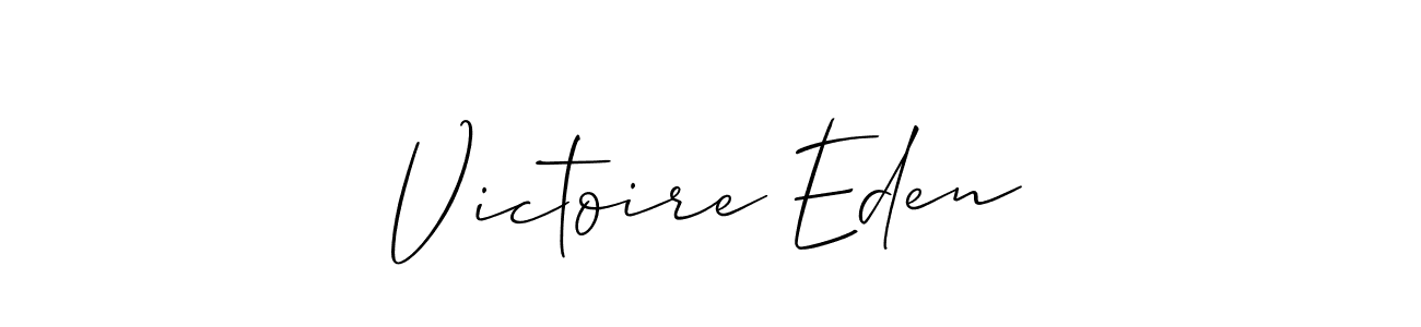 Also we have Victoire Eden name is the best signature style. Create professional handwritten signature collection using Allison_Script autograph style. Victoire Eden signature style 2 images and pictures png