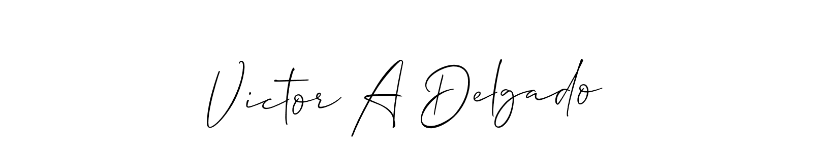 Here are the top 10 professional signature styles for the name Victor A Delgado. These are the best autograph styles you can use for your name. Victor A Delgado signature style 2 images and pictures png