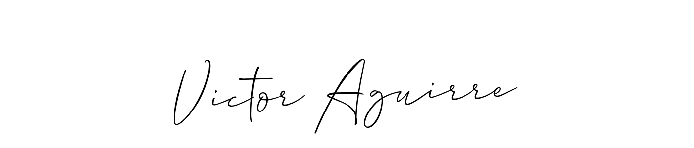 This is the best signature style for the Victor Aguirre name. Also you like these signature font (Allison_Script). Mix name signature. Victor Aguirre signature style 2 images and pictures png