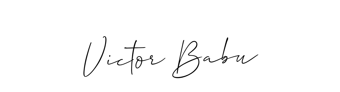 Once you've used our free online signature maker to create your best signature Allison_Script style, it's time to enjoy all of the benefits that Victor Babu name signing documents. Victor Babu signature style 2 images and pictures png