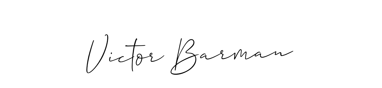 Make a beautiful signature design for name Victor Barman. Use this online signature maker to create a handwritten signature for free. Victor Barman signature style 2 images and pictures png