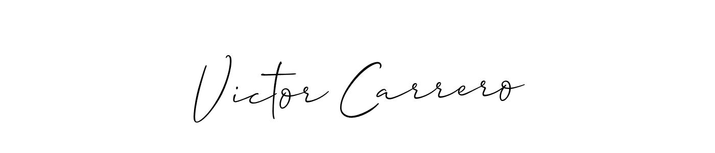 Check out images of Autograph of Victor Carrero name. Actor Victor Carrero Signature Style. Allison_Script is a professional sign style online. Victor Carrero signature style 2 images and pictures png