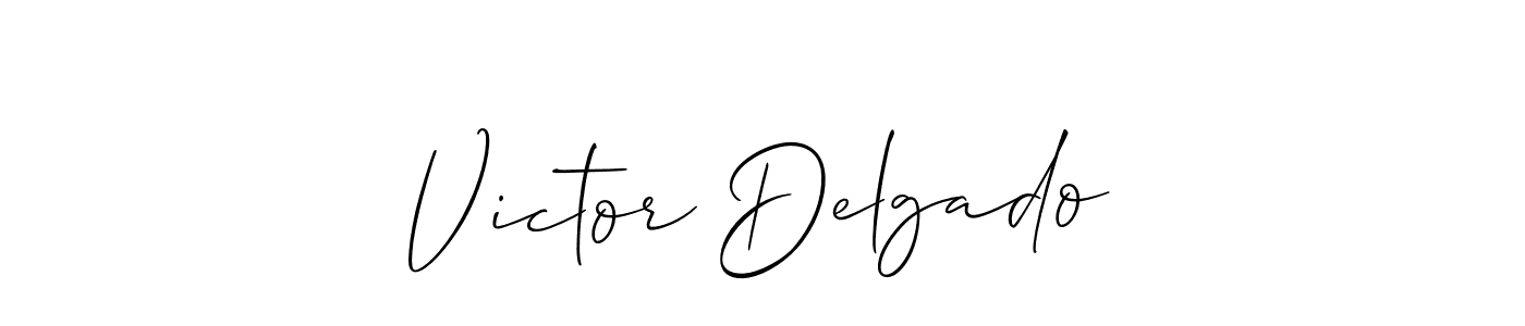 Also we have Victor Delgado name is the best signature style. Create professional handwritten signature collection using Allison_Script autograph style. Victor Delgado signature style 2 images and pictures png