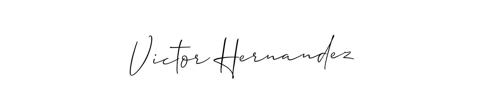 Victor Hernandez stylish signature style. Best Handwritten Sign (Allison_Script) for my name. Handwritten Signature Collection Ideas for my name Victor Hernandez. Victor Hernandez signature style 2 images and pictures png