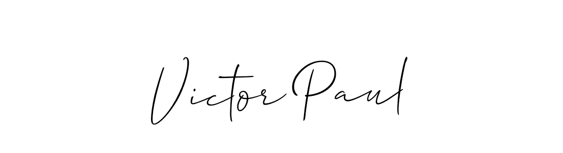 Make a beautiful signature design for name Victor Paul. Use this online signature maker to create a handwritten signature for free. Victor Paul signature style 2 images and pictures png