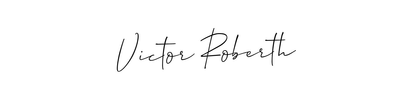 Make a beautiful signature design for name Victor Roberth. Use this online signature maker to create a handwritten signature for free. Victor Roberth signature style 2 images and pictures png