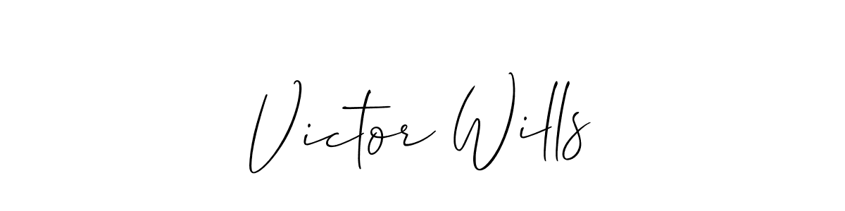 Check out images of Autograph of Victor Wills name. Actor Victor Wills Signature Style. Allison_Script is a professional sign style online. Victor Wills signature style 2 images and pictures png