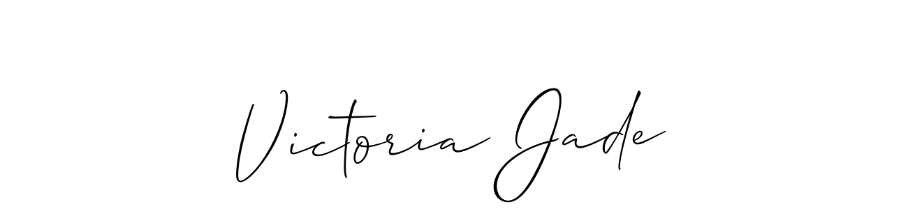 Best and Professional Signature Style for Victoria Jade. Allison_Script Best Signature Style Collection. Victoria Jade signature style 2 images and pictures png