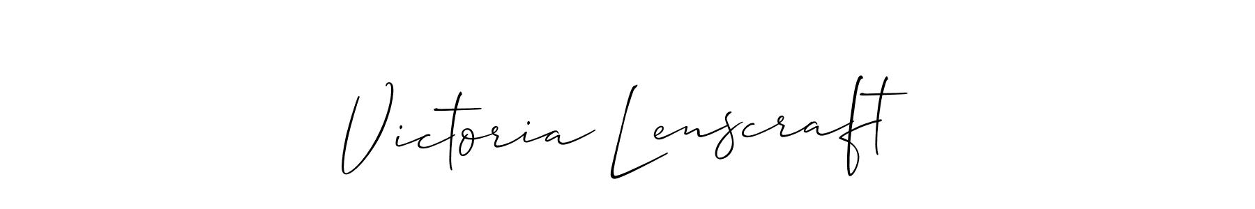 Make a beautiful signature design for name Victoria Lenscraft. Use this online signature maker to create a handwritten signature for free. Victoria Lenscraft signature style 2 images and pictures png
