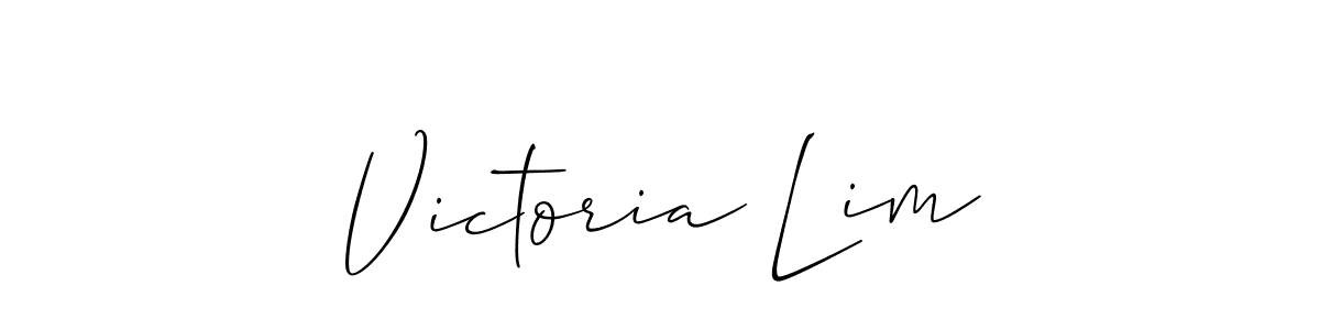if you are searching for the best signature style for your name Victoria Lim. so please give up your signature search. here we have designed multiple signature styles  using Allison_Script. Victoria Lim signature style 2 images and pictures png