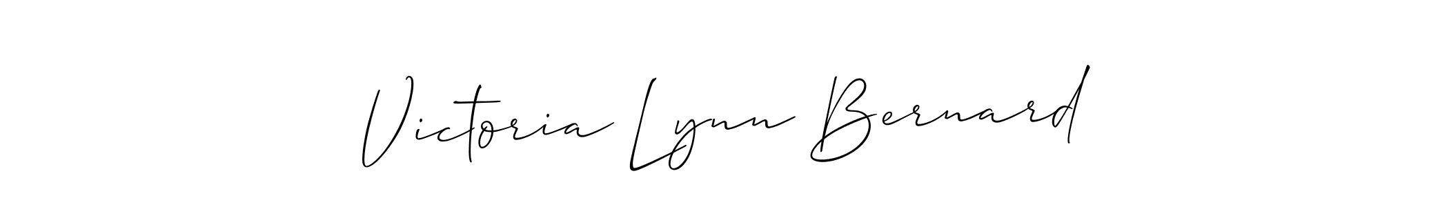 if you are searching for the best signature style for your name Victoria Lynn Bernard. so please give up your signature search. here we have designed multiple signature styles  using Allison_Script. Victoria Lynn Bernard signature style 2 images and pictures png
