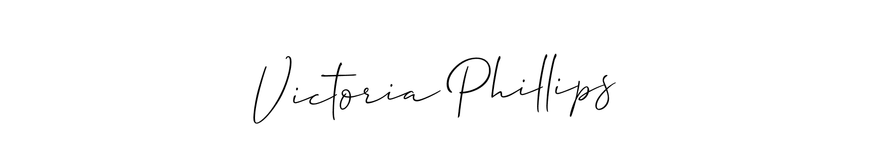 Best and Professional Signature Style for Victoria Phillips. Allison_Script Best Signature Style Collection. Victoria Phillips signature style 2 images and pictures png