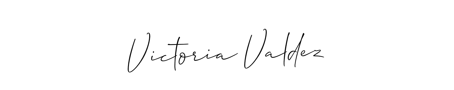 Best and Professional Signature Style for Victoria Valdez. Allison_Script Best Signature Style Collection. Victoria Valdez signature style 2 images and pictures png