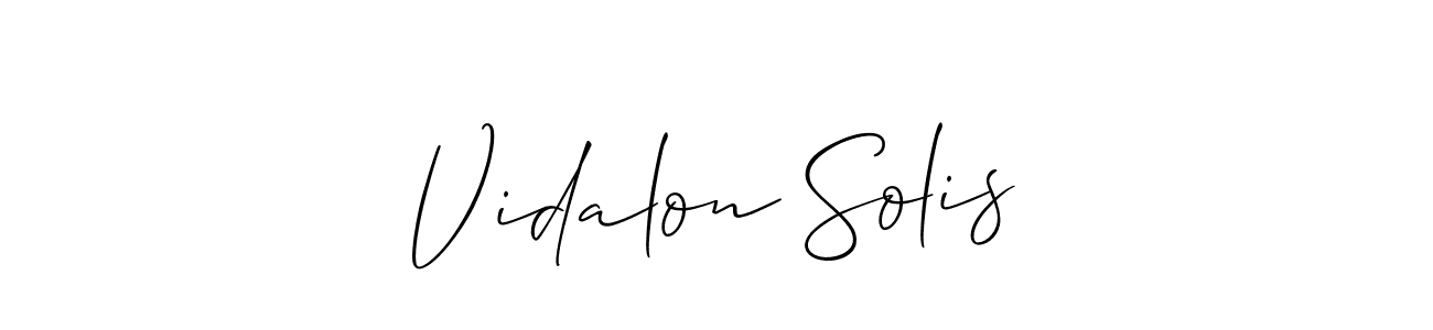 Here are the top 10 professional signature styles for the name Vidalon Solis. These are the best autograph styles you can use for your name. Vidalon Solis signature style 2 images and pictures png
