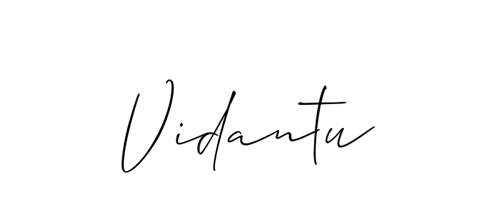 Make a short Vidantu signature style. Manage your documents anywhere anytime using Allison_Script. Create and add eSignatures, submit forms, share and send files easily. Vidantu signature style 2 images and pictures png