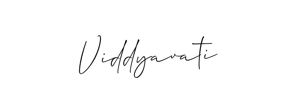 Also You can easily find your signature by using the search form. We will create Viddyavati name handwritten signature images for you free of cost using Allison_Script sign style. Viddyavati signature style 2 images and pictures png