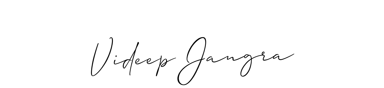 Make a beautiful signature design for name Videep Jangra. Use this online signature maker to create a handwritten signature for free. Videep Jangra signature style 2 images and pictures png
