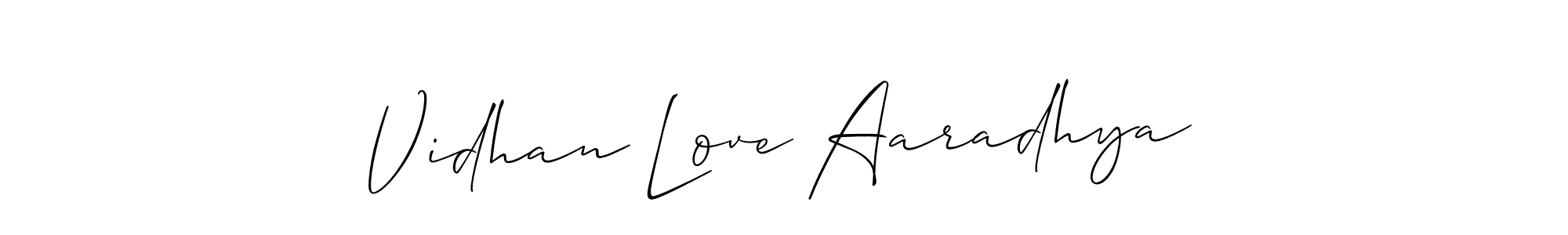 Here are the top 10 professional signature styles for the name Vidhan Love Aaradhya. These are the best autograph styles you can use for your name. Vidhan Love Aaradhya signature style 2 images and pictures png