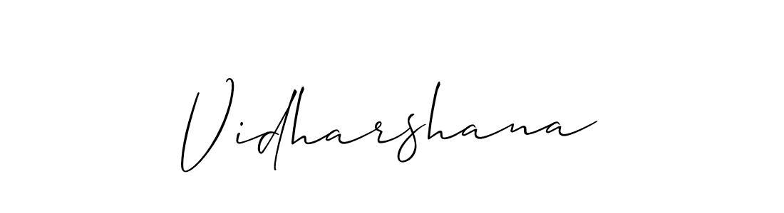 How to Draw Vidharshana signature style? Allison_Script is a latest design signature styles for name Vidharshana. Vidharshana signature style 2 images and pictures png