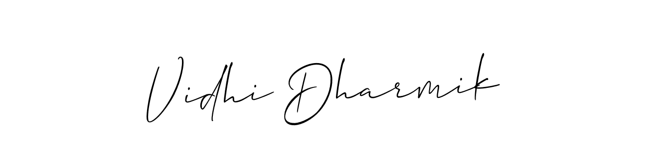 Here are the top 10 professional signature styles for the name Vidhi Dharmik. These are the best autograph styles you can use for your name. Vidhi Dharmik signature style 2 images and pictures png