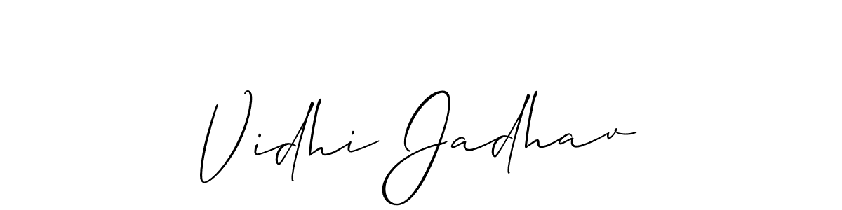 Check out images of Autograph of Vidhi Jadhav name. Actor Vidhi Jadhav Signature Style. Allison_Script is a professional sign style online. Vidhi Jadhav signature style 2 images and pictures png