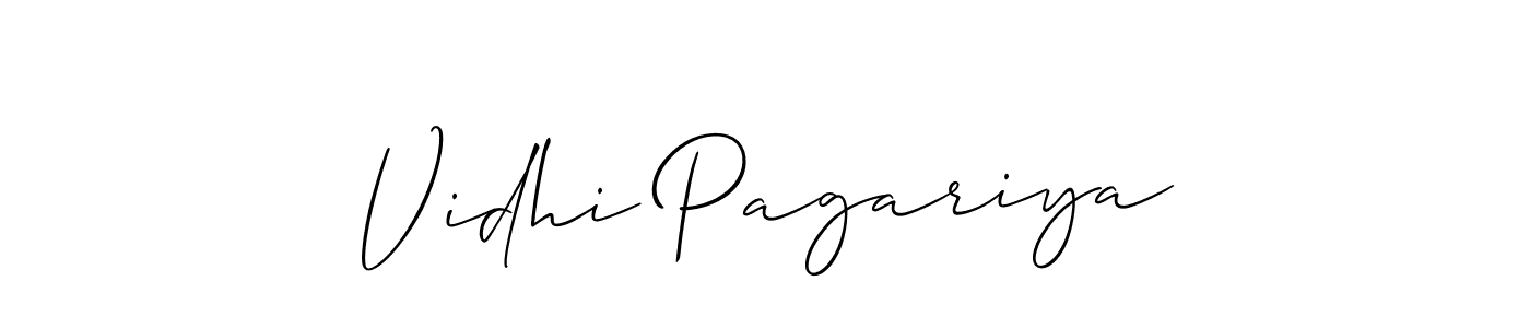 Here are the top 10 professional signature styles for the name Vidhi Pagariya. These are the best autograph styles you can use for your name. Vidhi Pagariya signature style 2 images and pictures png