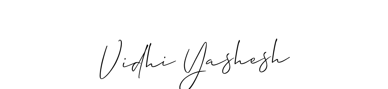 Once you've used our free online signature maker to create your best signature Allison_Script style, it's time to enjoy all of the benefits that Vidhi Yashesh name signing documents. Vidhi Yashesh signature style 2 images and pictures png