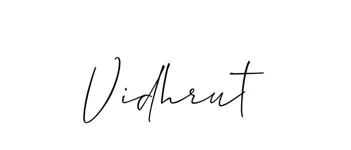 This is the best signature style for the Vidhrut name. Also you like these signature font (Allison_Script). Mix name signature. Vidhrut signature style 2 images and pictures png