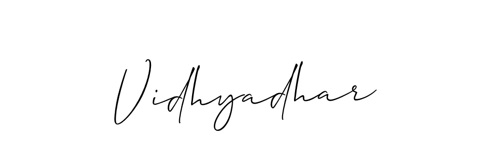 Make a beautiful signature design for name Vidhyadhar. Use this online signature maker to create a handwritten signature for free. Vidhyadhar signature style 2 images and pictures png