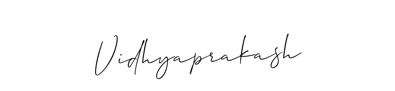 Make a beautiful signature design for name Vidhyaprakash. Use this online signature maker to create a handwritten signature for free. Vidhyaprakash signature style 2 images and pictures png