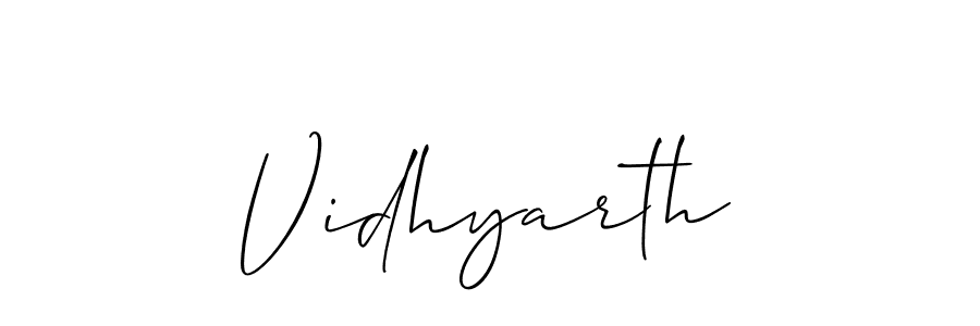 It looks lik you need a new signature style for name Vidhyarth. Design unique handwritten (Allison_Script) signature with our free signature maker in just a few clicks. Vidhyarth signature style 2 images and pictures png