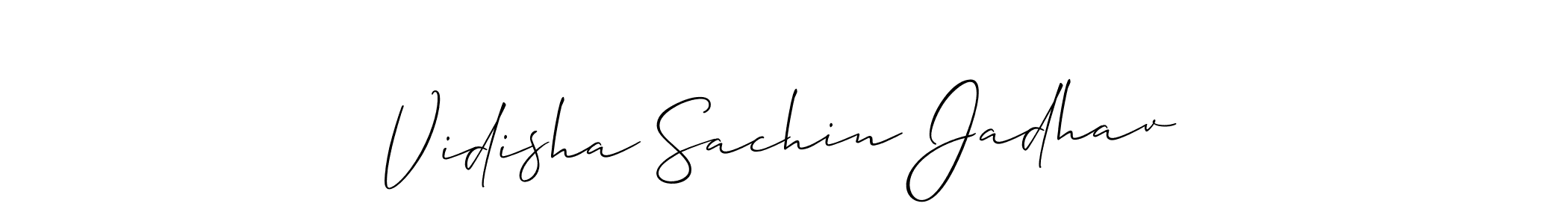 Once you've used our free online signature maker to create your best signature Allison_Script style, it's time to enjoy all of the benefits that Vidisha Sachin Jadhav name signing documents. Vidisha Sachin Jadhav signature style 2 images and pictures png