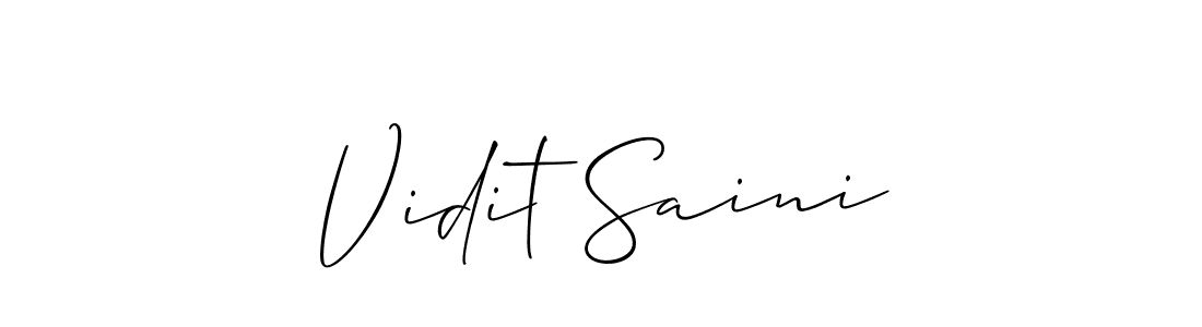 Check out images of Autograph of Vidit Saini name. Actor Vidit Saini Signature Style. Allison_Script is a professional sign style online. Vidit Saini signature style 2 images and pictures png